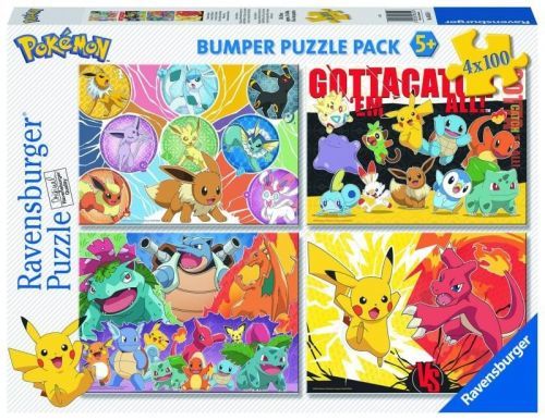 Ravensburger Pokémon 4x100 dílků