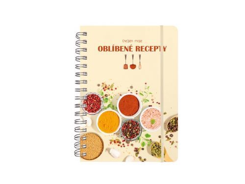 MFP 7510176 Kniha na recepty 2, 220x158mm, 80 listů,