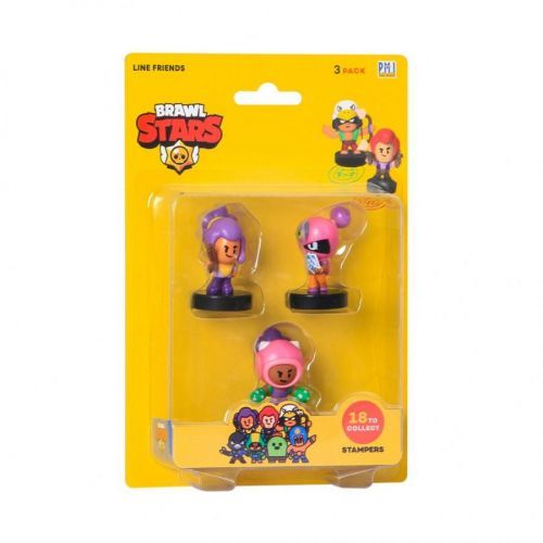 Figurky Brawl Stars 3 pack série 1 s razítky - Alltoys