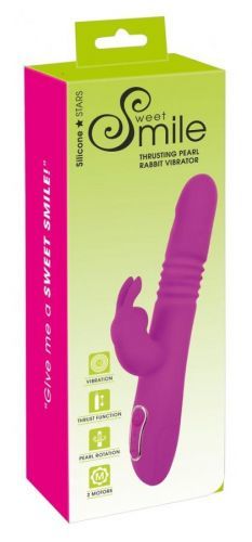 SMILE - Thrusting Pearl Rabbit Vibrator