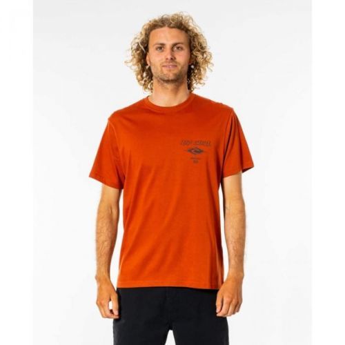 T-shirt Rip Curl FADE OUT ICON TEE Red Dirt