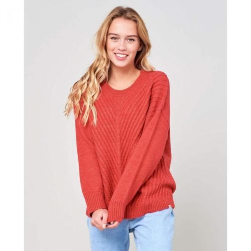 Sweater Rip Curl LANCIANO CREW SWEATER Red