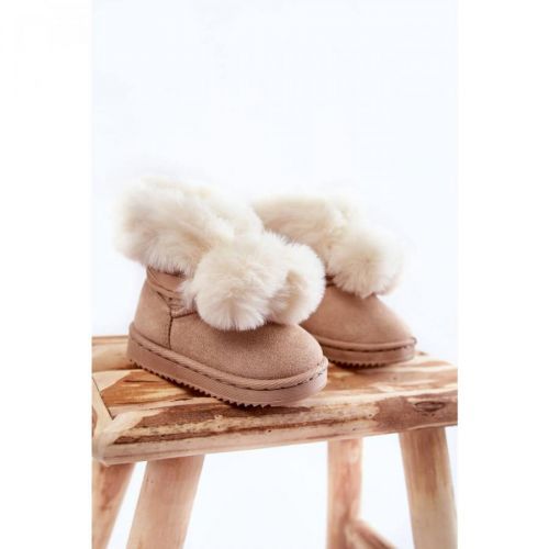 Children's Youth Warm Snow Boots Light beige Roofy