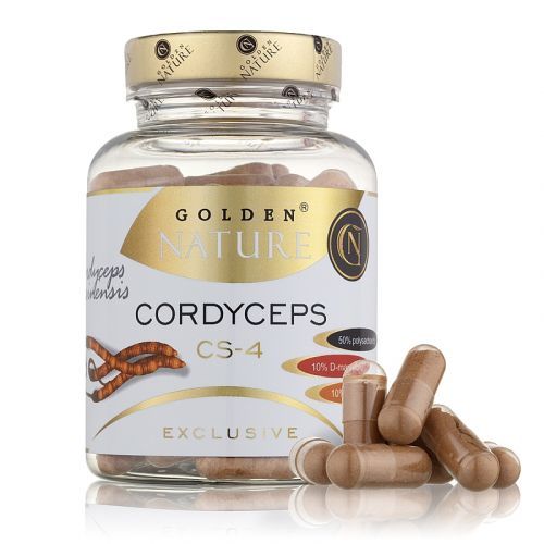 Golden Nature Exclusive Cordyceps sinensis CS-4 50% polysacharidů 100 kapslí