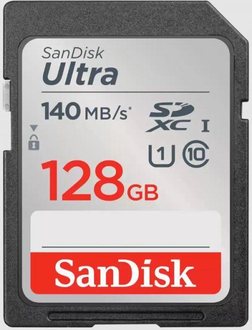 SanDisk Ultra SDXC 128GB 140MB/s Class10 UHS-I (SDSDUNB-128G-GN6IN)