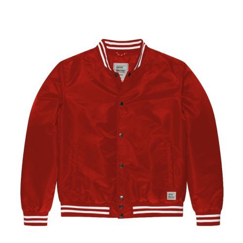 Bunda Vintage Industries Chapman - červená, S