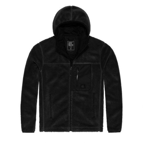 Bunda fleecová Vintage Industries Dustin Lined Sherpa - černá, XXL