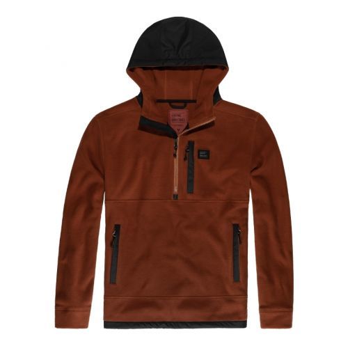 Mikina Vintage Industries Vinson Hollow Fibre - červená, L