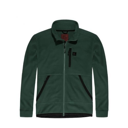 Mikina Vintage Industries Valerio Hollow Fibre - olivová, L