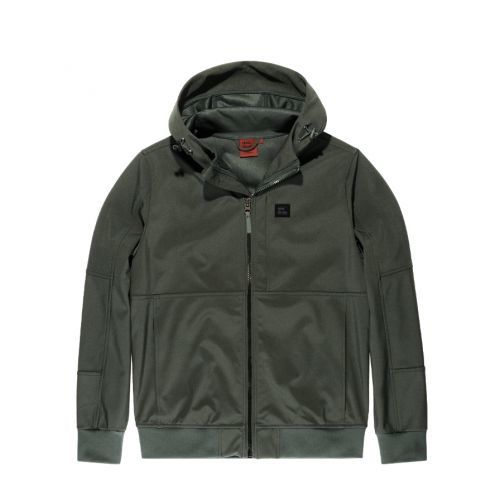 Bunda softshellová Vintage Industries Riggs - šedá, M