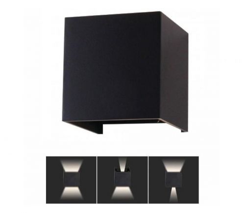 LED Venkovní nástěnné svítidlo LED/5W/230V 3000K IP65 černá