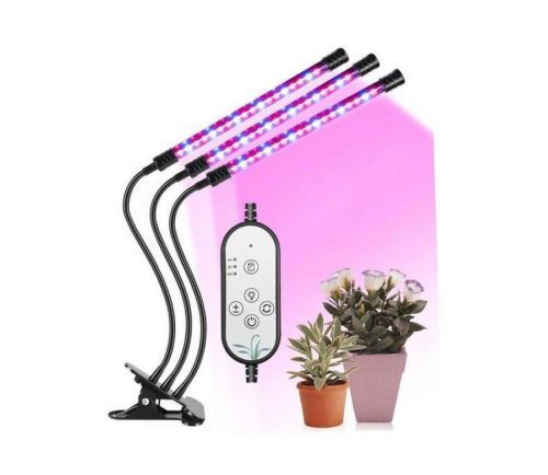 - LED Stmívatelná stolní lampa s klipem pro pěstování rostlin LED/12W/5V