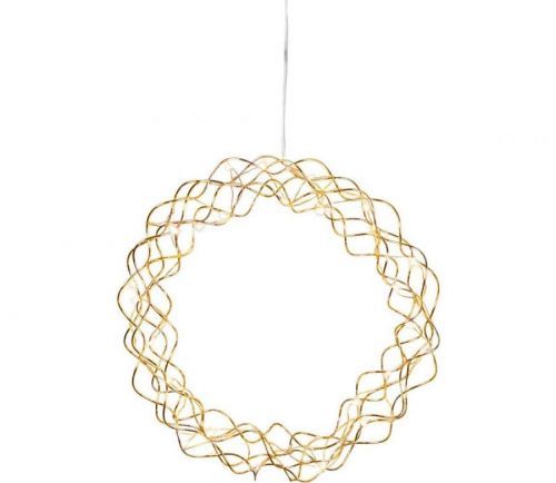 Eglo Eglo 411014 - LED Vánoční dekorace CURLY 30xLED/0,064W/3/230V mosaz