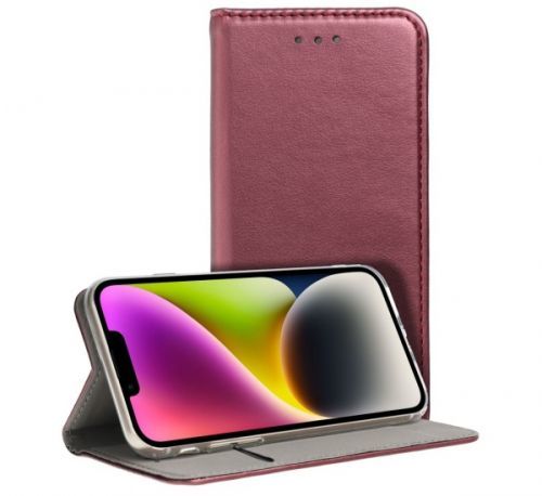 Flipové pouzdro Smart Magneto pro Samsung Galaxy A23 5G, vínová