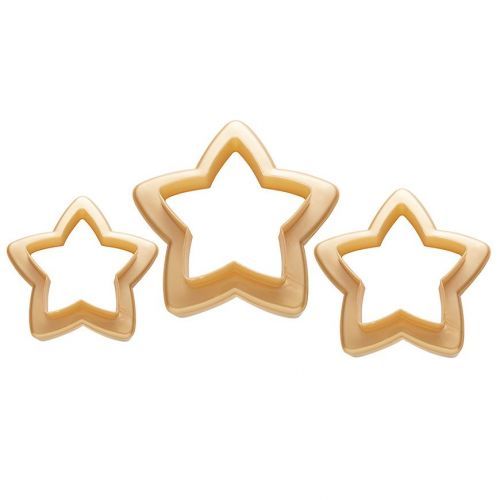 Cukrářská vykrajovátka pastel 3KS star zlatý 4W2235