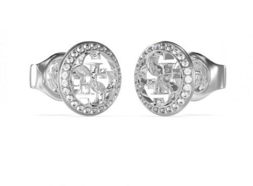 Guess Půvabné ocelové náušnice Life In 4G JUBE02136JWRHT/U