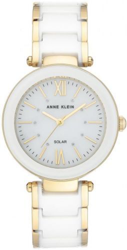 Anne Klein Analogové hodinky Considered Solar Powered Ceramic AK/3844WTGB