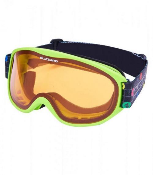 Blizzard 929 DAO neon green amber1 lyžařské brýle