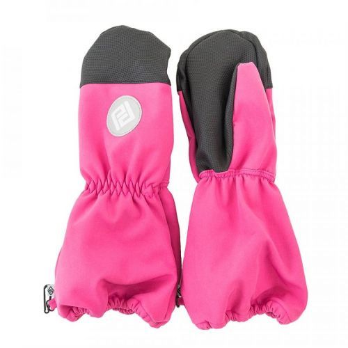 rukavice dívčí softshellové palcové, Pidilidi, PD1128-03, růžová - 2 | 2roky