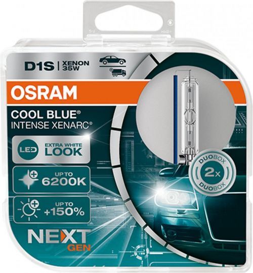 Autožárovky xenonové Osram Auto XENARC COOL BLUE INTENSE D1S, Duo Box (2 Lampen) 66140CBN-HCB, D1S, 35 W, 1 ks
