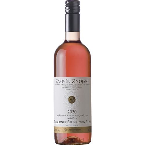 Cabernet Sauvignon rosé Jakostní 2020 0,75l Znovín Znojmo