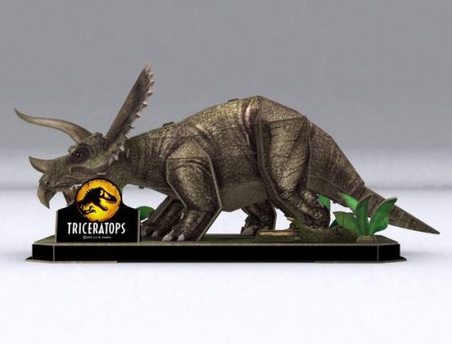 Revell | Jurassic World Dominion - 3D Puzzle Triceratops 38 cm