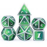 Dice Habit Metal & Enamel Dice Set (7 Dice) Dragon