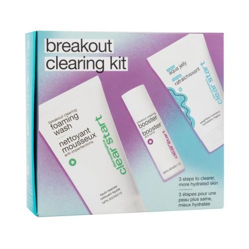 Dermalogica Clear Start Breakout Clearing Kit dárková kazeta pro ženy čisticí pěna Clear Start Breakout Clearing Foaming Wash 75 ml + pleťové sérum Clear Start Breakout Clearing Booster 10 ml + pleťový gel Clear Start Cooling Aqua Jelly 25 ml