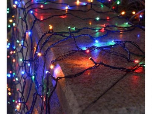 Maxy Vánoční venkovní/vnitřní LED osvětlení na dům, zahradu, stromek 32 m - 500 LED multicolor - 8 režimů osvětlení, napájení 220V - FE007
