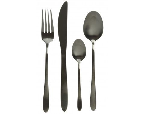 Sada příborů (16 dílů) Eleganz, černá