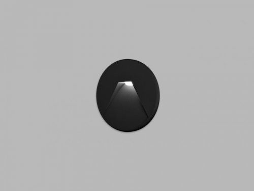 LED2 2390553 WALK II R, B 3W 3000K/4000K/6000K zápustná černá