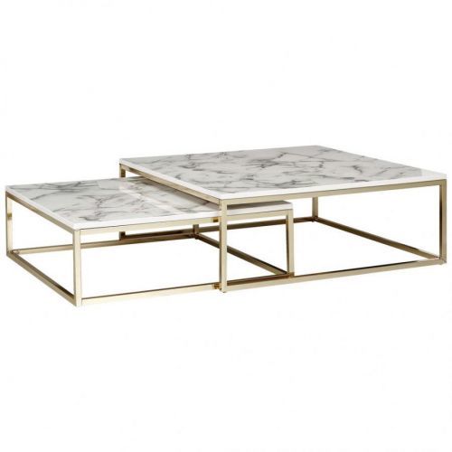 MID.YOU KONFERENCNÍ STOLEK, bílá, kompozitní dřevo, 75/75/27 cm