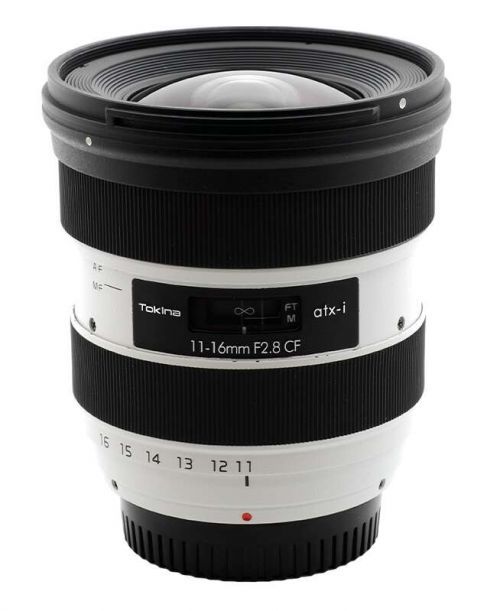 Tokina atx-i 11-16 mm f/2,8 CF pro Canon EF bílý