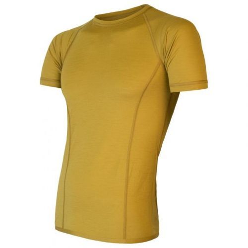 Triko Sensor Merino Air - pánské, krátký, hořčicová - velikost 2XL