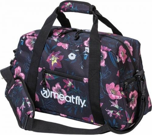 Meatfly Mavis Duffle Bag Hibiscus Black
