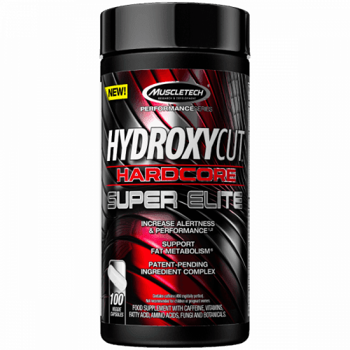 Spalovač tuků Hydroxycut Hardcore Super Elite 100 kaps. - MuscleTech