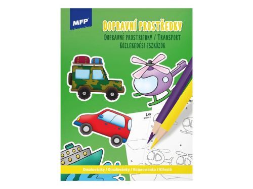 MFP 5301147 Omalovánky A4 Dopravní prostředky 210x276mm/32
