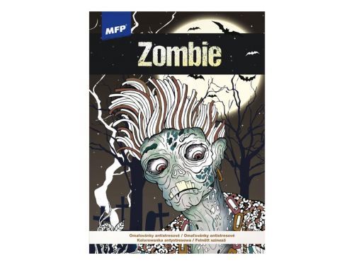 MFP 5301151 Omalovánky antistresové Zombie 210x290mm/32