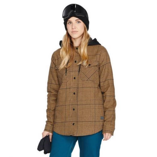 Volcom Wms Hooded Flannel