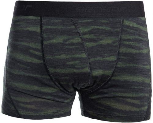 SENSOR MERINO IMPRESS pánské trenky černá/batik Velikost: S