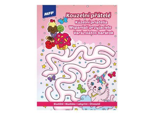 MFP 5301154 Omalovánky - Bludiště Kouzelní přátelé 210x276/32s