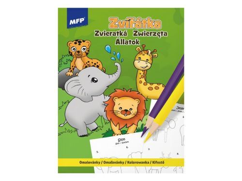 MFP 5301148 Omalovánky A4 Zvířátka 210x276mm/32