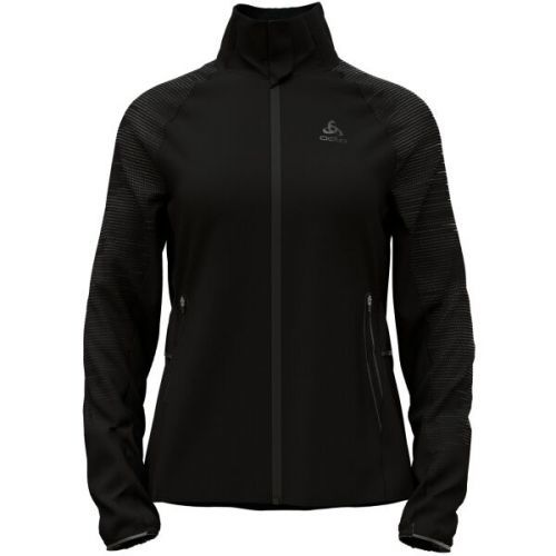 Odlo W ZEROWEIGHT PROWARM REFLECT JACKET Dámská běžecká bunda, černá, velikost M