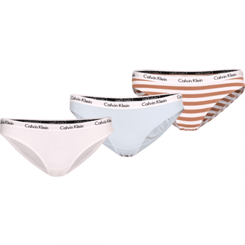 Calvin Klein 3PK BIKINI Dámské kalhotky, mix, velikost M