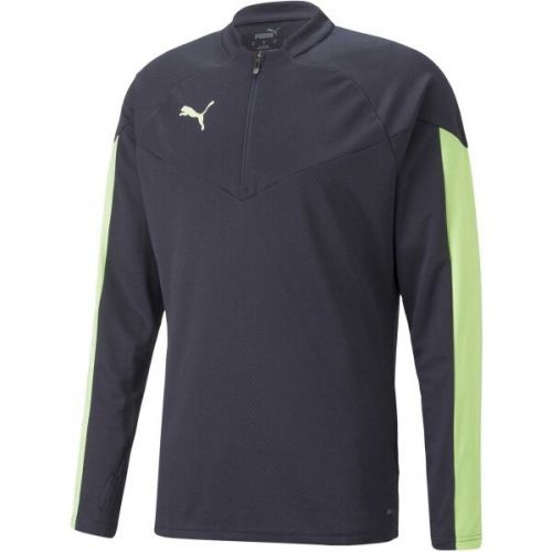 Puma INDIVIDUALFINAL 1/4 ZIP TOP Pánská mikina, šedá, velikost S