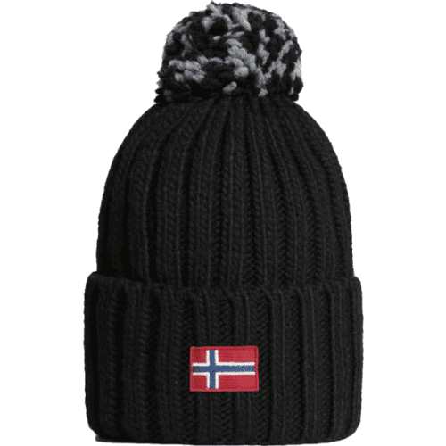 Napapijri SEMIURY W 3 Unisexová zimní čepice, černá, velikost UNI