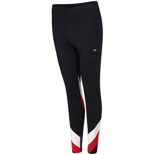 Tommy Hilfiger HW COLOR BLOCK LEGGING Dámské legíny, tmavě modrá, velikost L