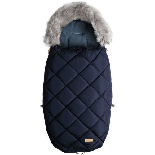 BEZTROSKA BAG WITH FUR 110 cm Fusak, tmavě modrá, velikost os