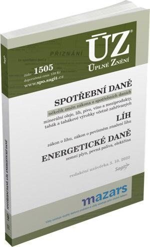 ÚZ 1505 Spotřební daně, líh, paliva a maziva, energetické daně