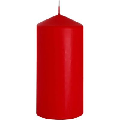 Bispol Adventní svíčka válcová 80 × 150 mm, červená, 1 kus